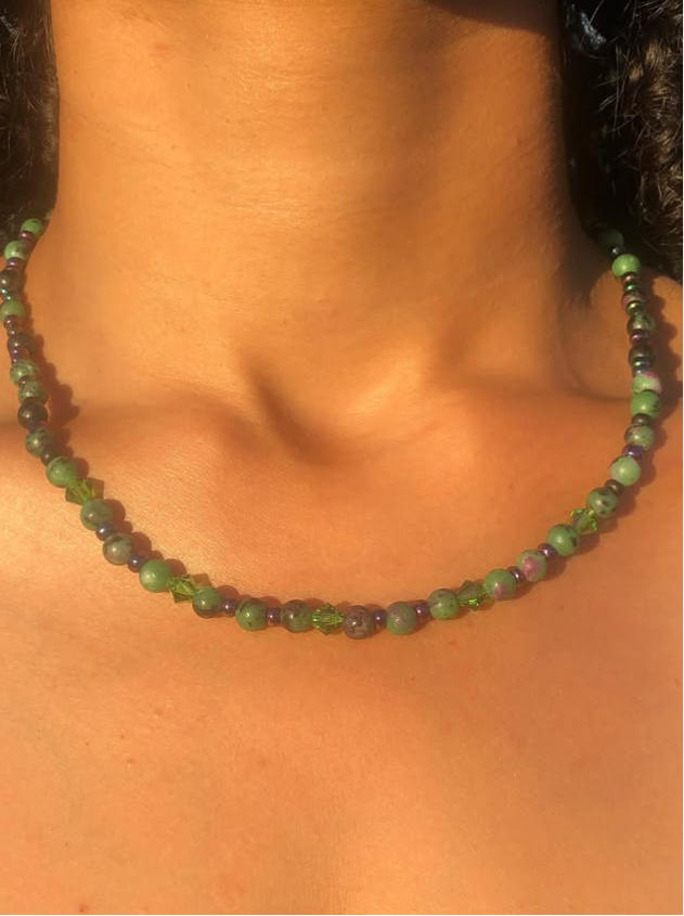 Ruby Zoisite x Swarovski