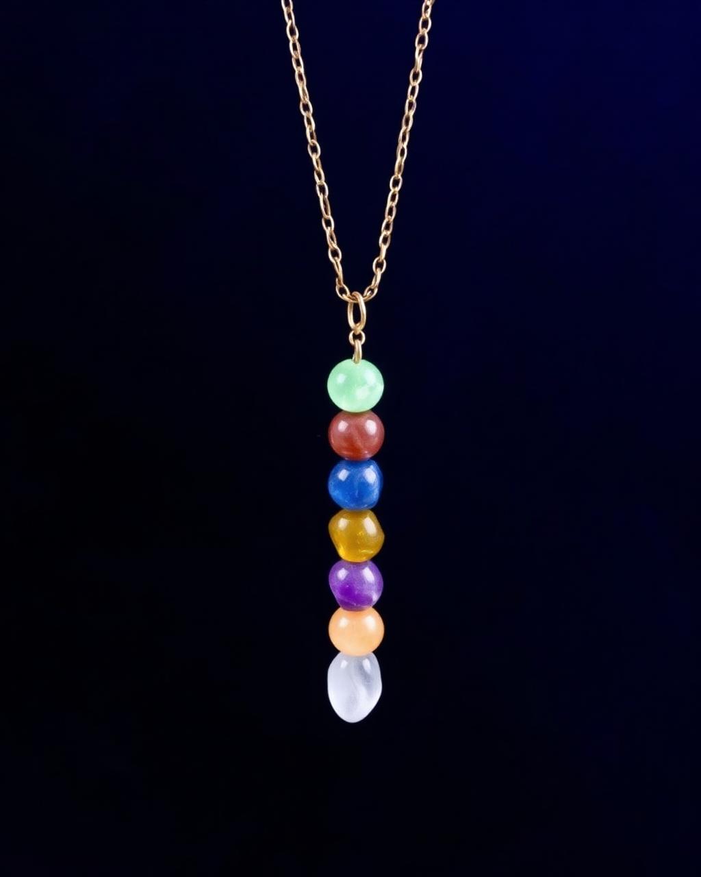 Seven Chakra Meditation Necklace